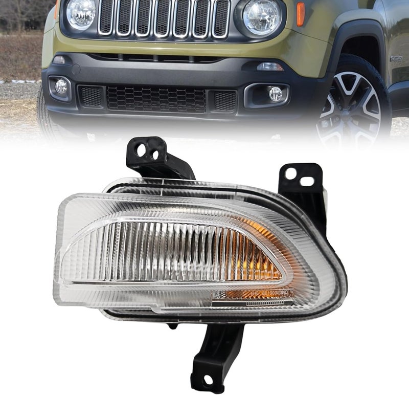 WILD BEAR Turn Signal Light for Jeep Renegade 2015 2016 2017 2018 Left Side Parking Marker Corner Lamp (Driver Side) - Image 1
